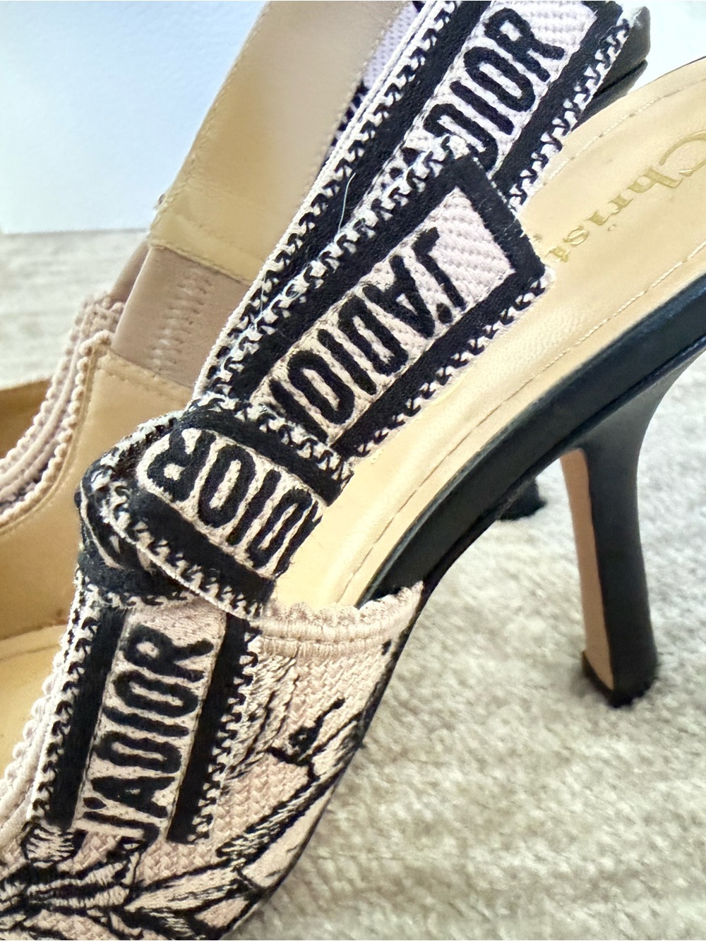 Christian Dior J’Adior Jardin Botanique Slingback Pumps 37 - Picture 3 of 10